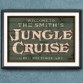 Personalized Jungle Cruise Entrance Sign Print Poster Disney World Disneyland Adventureland Jungle Boat Skipper Decor Art Print SEA - 2810