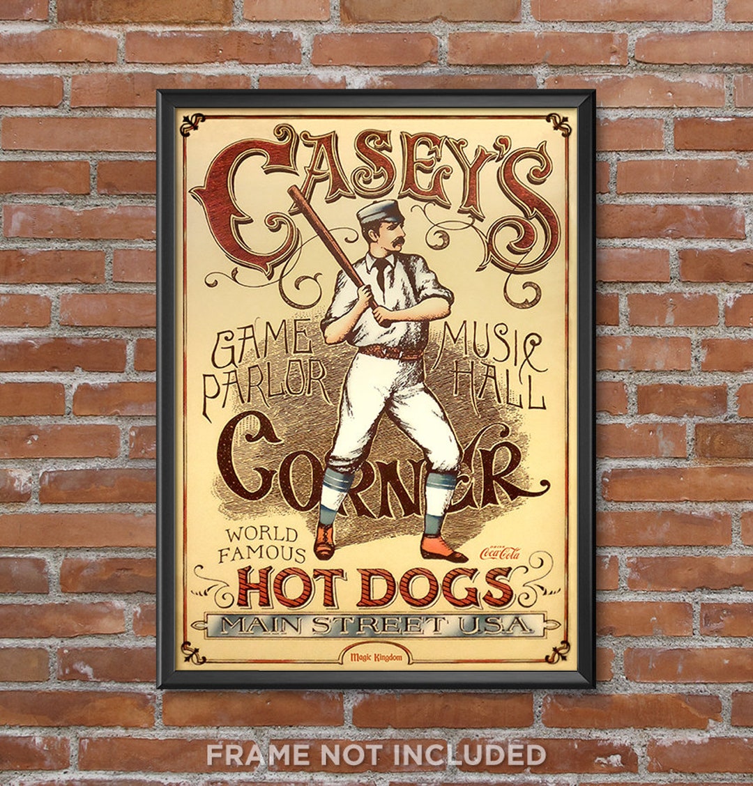 Casey's Corner Poster Print Main Street USA Disneyland Etsy