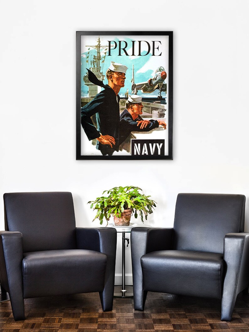 United States NAVY Recruiting Poster US Navy Pride Join the Etsy