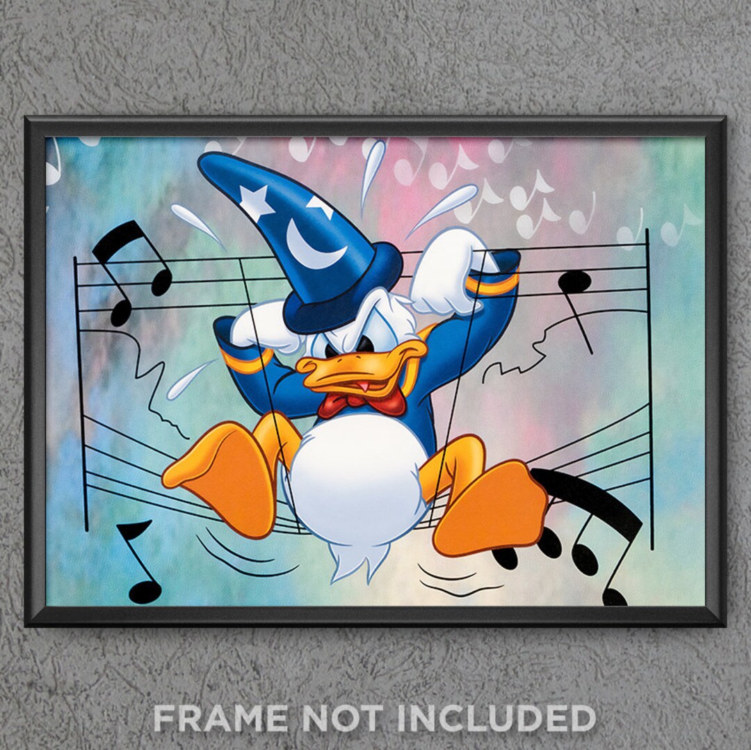 Donald Duck Mickey's Philharmagic 3D Concert Poster Print Attraction  Disneyland Disney World Wall Art Decor Magic Kingdom Sorceror Hat 3853 -  Etsy