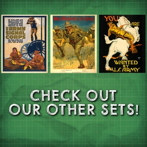 Army Recruiting Poster Art Set Instant Digital Download - Etsy