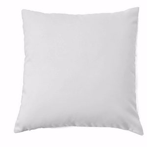 White Sunbrella Canvas pillow cover, indoor / outdoor decorative pillow cover immagine 1