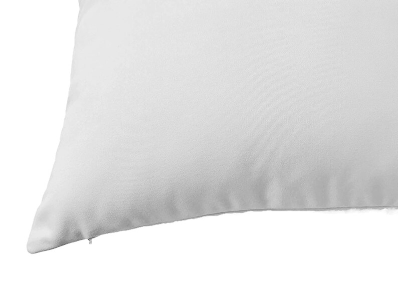 White Sunbrella Canvas pillow cover, indoor / outdoor decorative pillow cover immagine 2