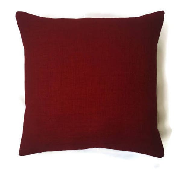 Cherry pillow cover,Outdoor decorative pillow cover, cherry color(outdoor solarium fabric)