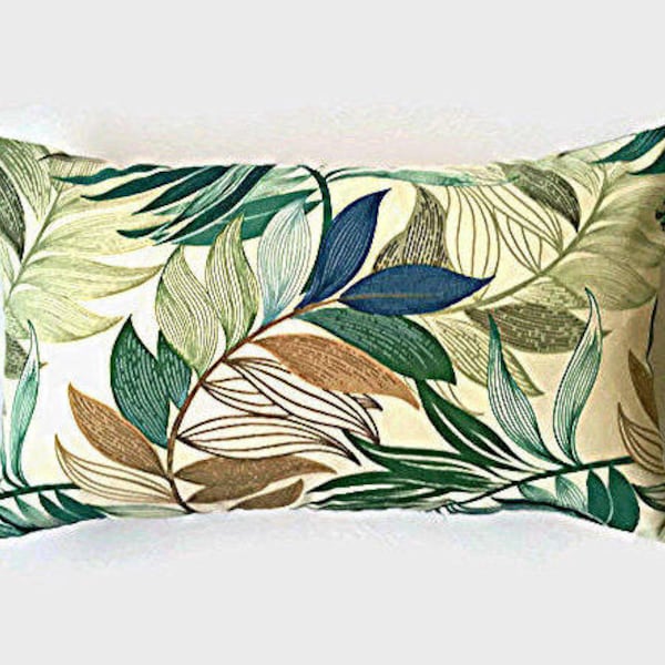 Tropical pillow cover, indoor/outdoor decorative pillow cover, Spring pillow cover