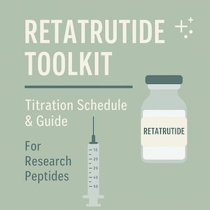 Retatrutide Mini Tool Kit | GLP-R3 Peptide Tracker + Supplies List | Research-Based Protocol Support | Digital Download