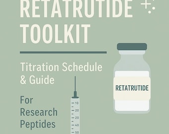 Retatrutide Mini Tool Kit | GLP-R3 Peptide Tracker + Supplies List | Research-Based Protocol Support | Digital Download