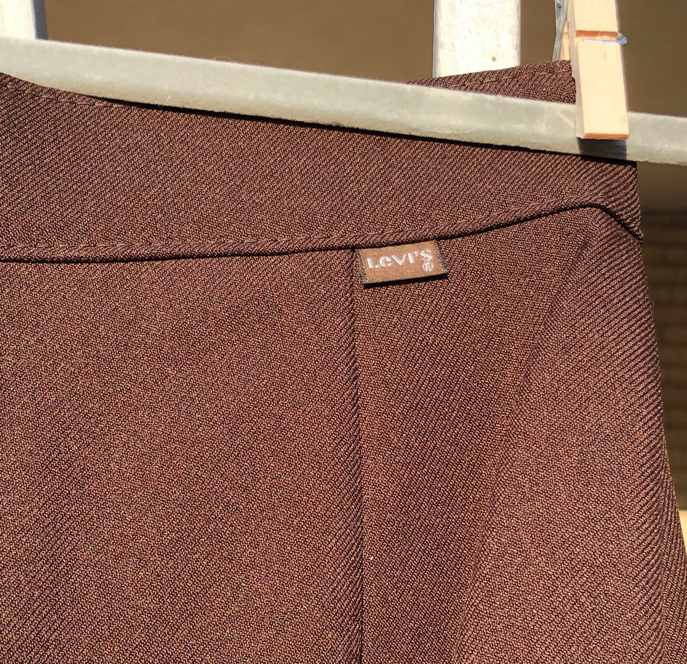 levi's polyester pants