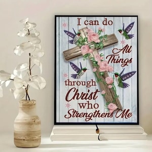 US Seller. 30x40cm Beautiful Cross Diamond Painting kit.  Special Shapes, Partial