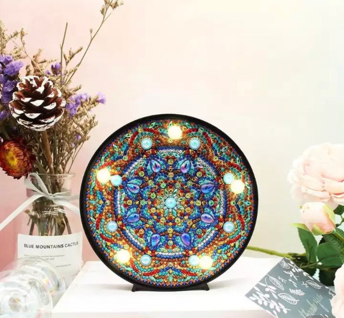 US Seller. LED Table Lamp 6 Light Up Diamond Painting Etsy