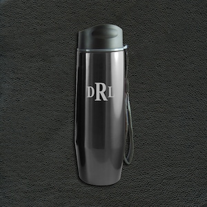 Custom Personalized Laser Engraved Stainless Steel Monogram Tumbler Mug Coffee Thermos image 2