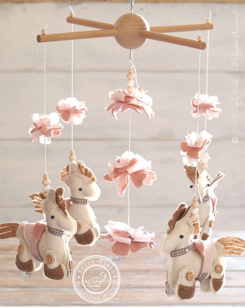 Horse Baby Mobile Horse Mobile Horse Nursery Decor Horse Etsy