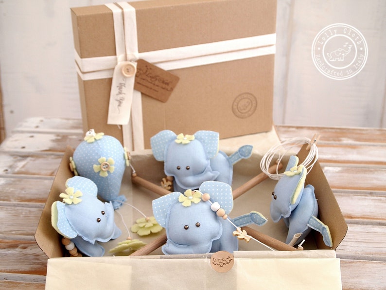 Elephant Mobile for Boys Baby Boy Decor Elephant Mobile for Etsy