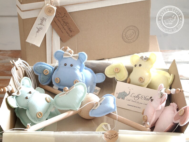 Rainbow Hippo Baby Mobile Hippo Nursery Hippo Baby Gift Etsy