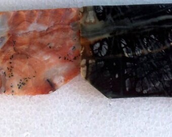 Snake River Agate w/Picasso Marble Handle  w/case