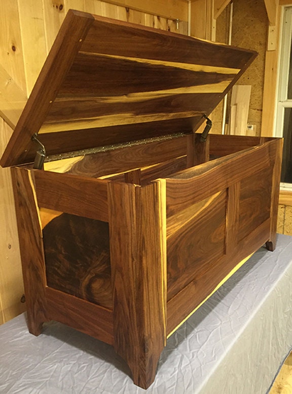 Walnut Blanket Hope Chest Etsy