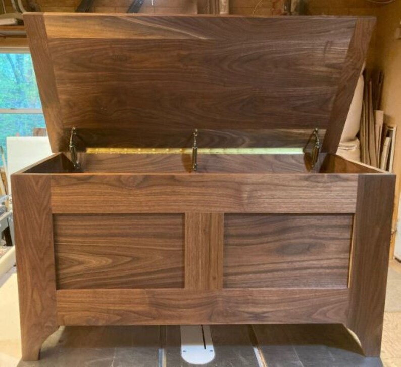 Walnut Blanket Hope Chest Etsy