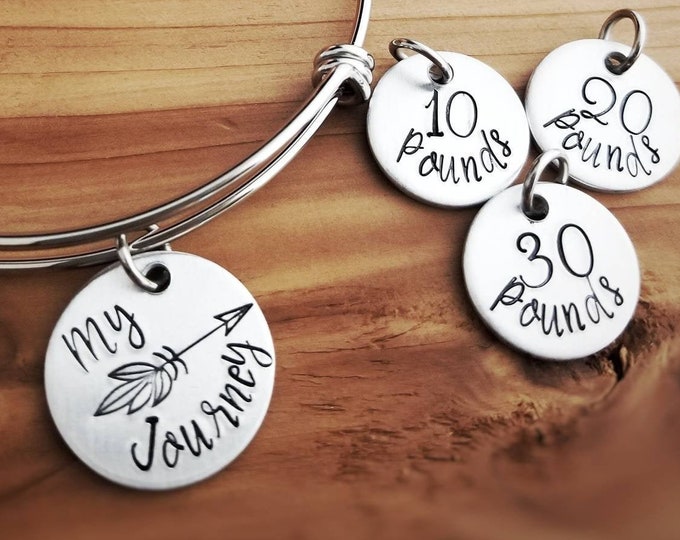Weight Loss Bracelet Weight Loss Charms Weight Tracker Weight Loss