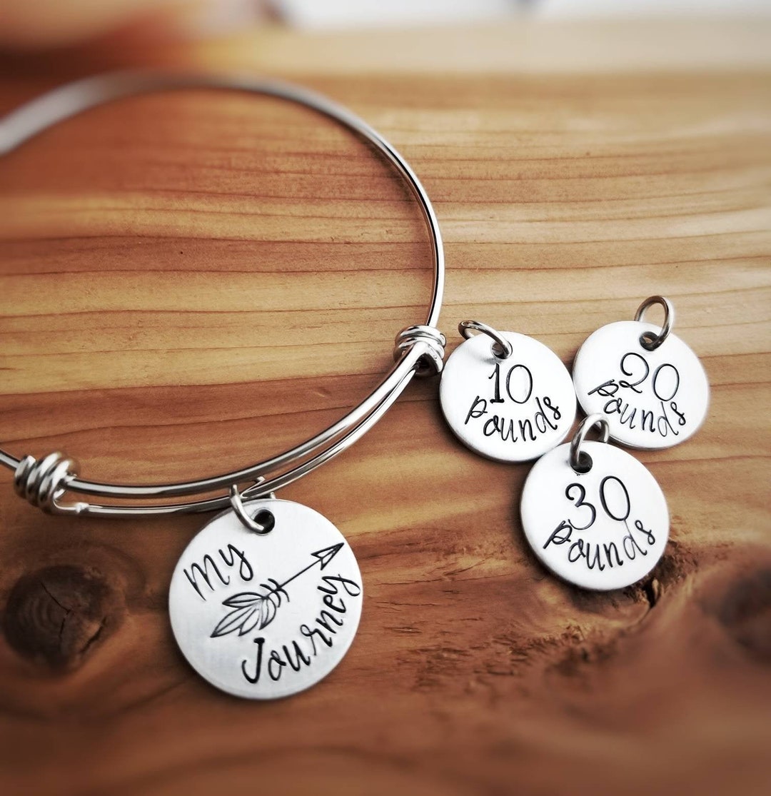Weight Loss Bracelet Weight Loss Charms Weight Tracker Weight Loss Milestones VSG Personalized