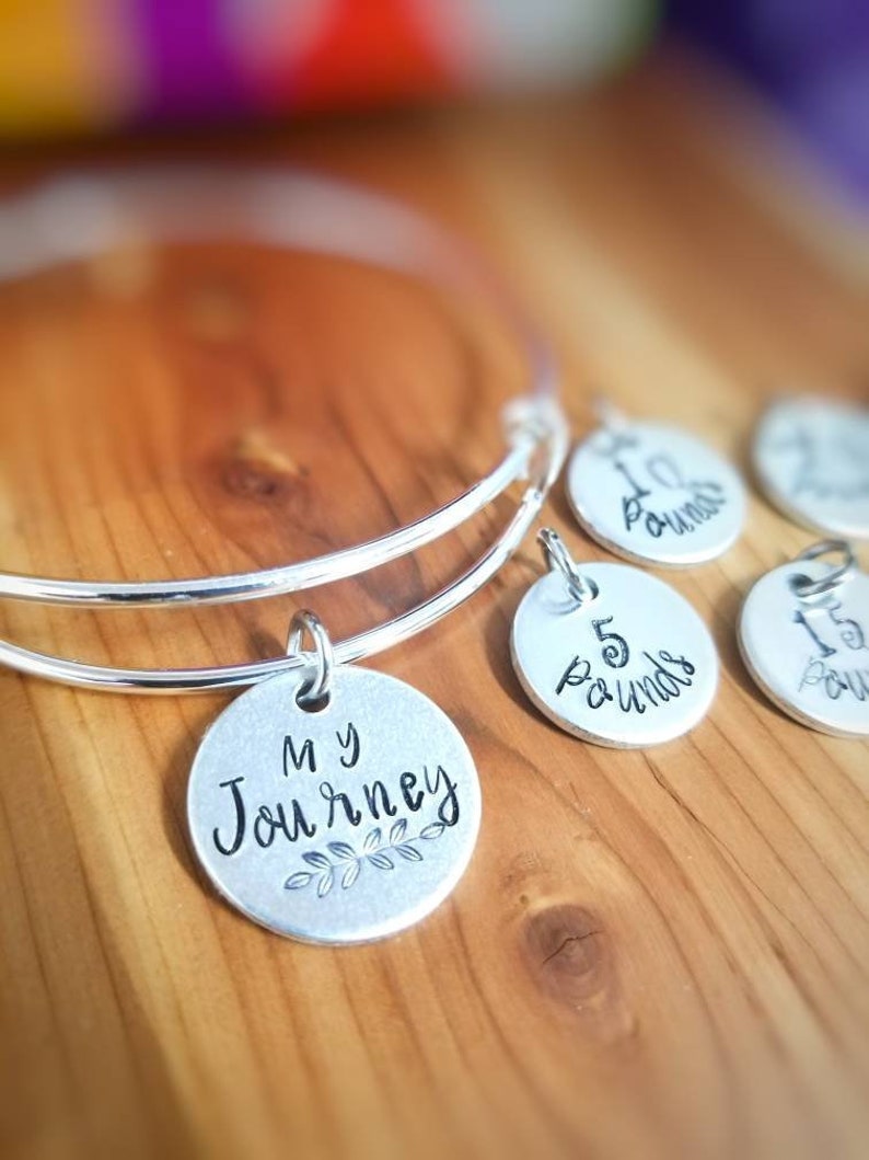 Weight Loss Bracelet Weight Loss Charms Weight Tracker Etsy