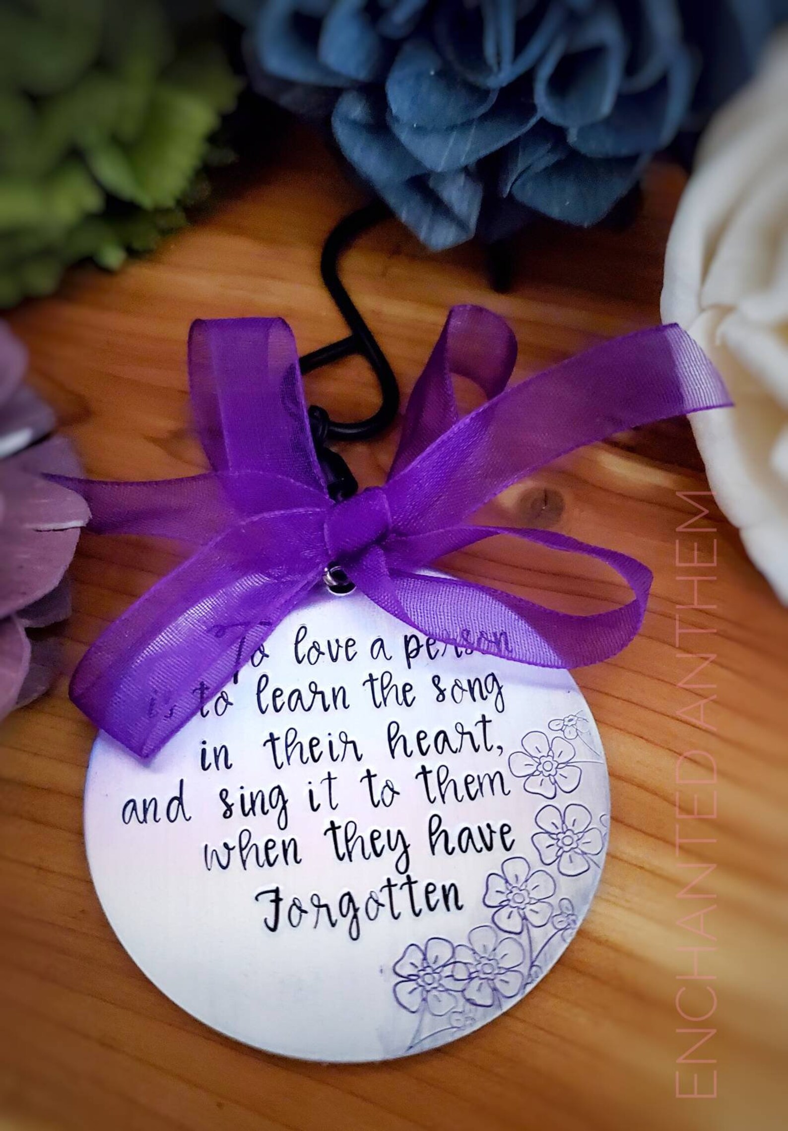 Alzheimers Gift Memorial Keepsake Alzheimers Quote Etsy
