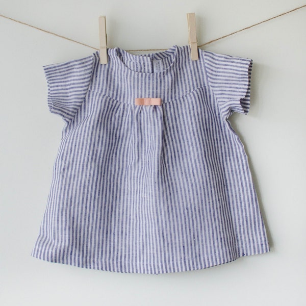 Baby's Linen Sleeveless Dress