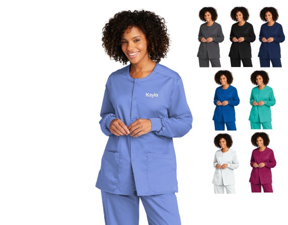 Personalized Unisex Scrubs Jacket With 