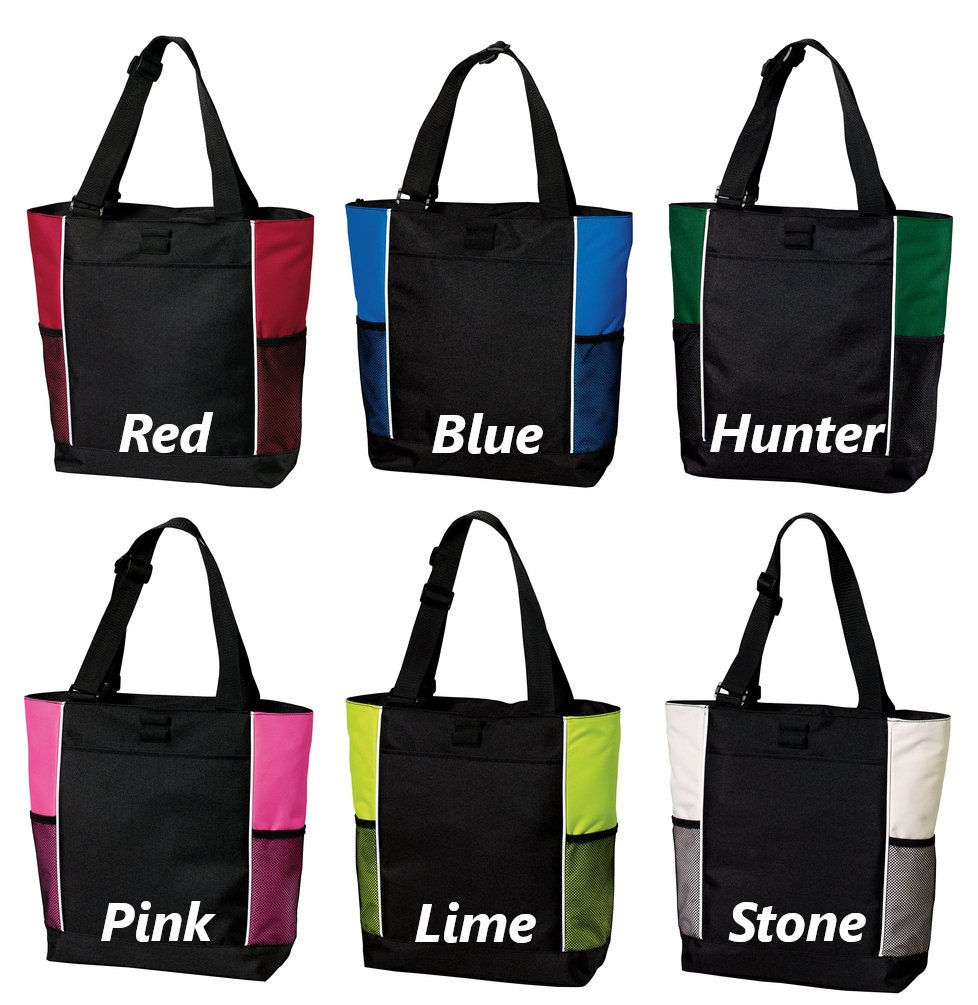 Personalized Canvas Tote Bag Custom Tote Tote With Zipper - Etsy