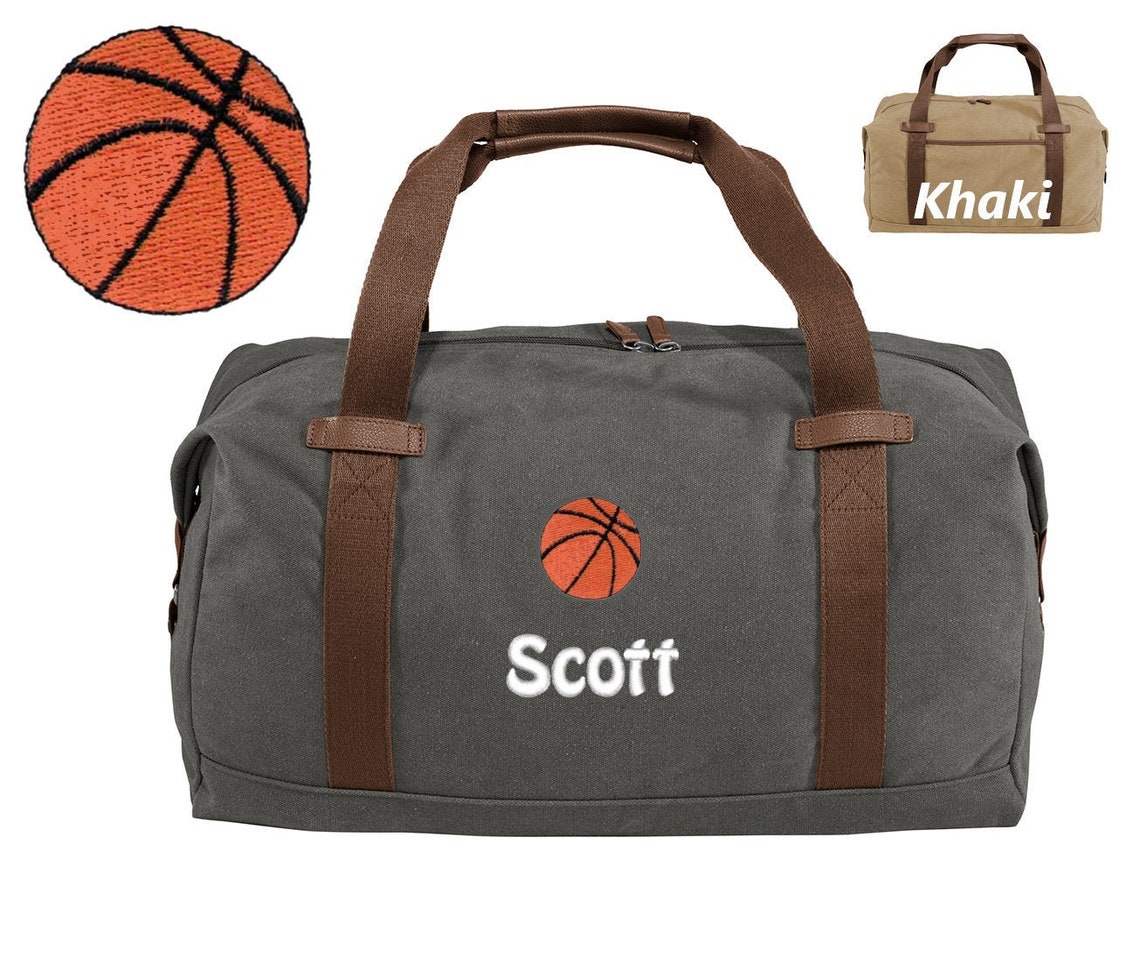 Personnalisé de basketball coach Duffle Bag brodé Basketball Etsy France