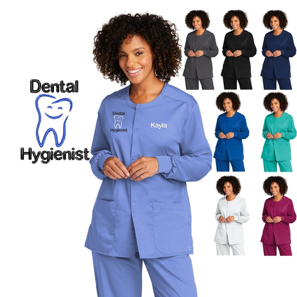 Dental Scrubs Jacket Etsy