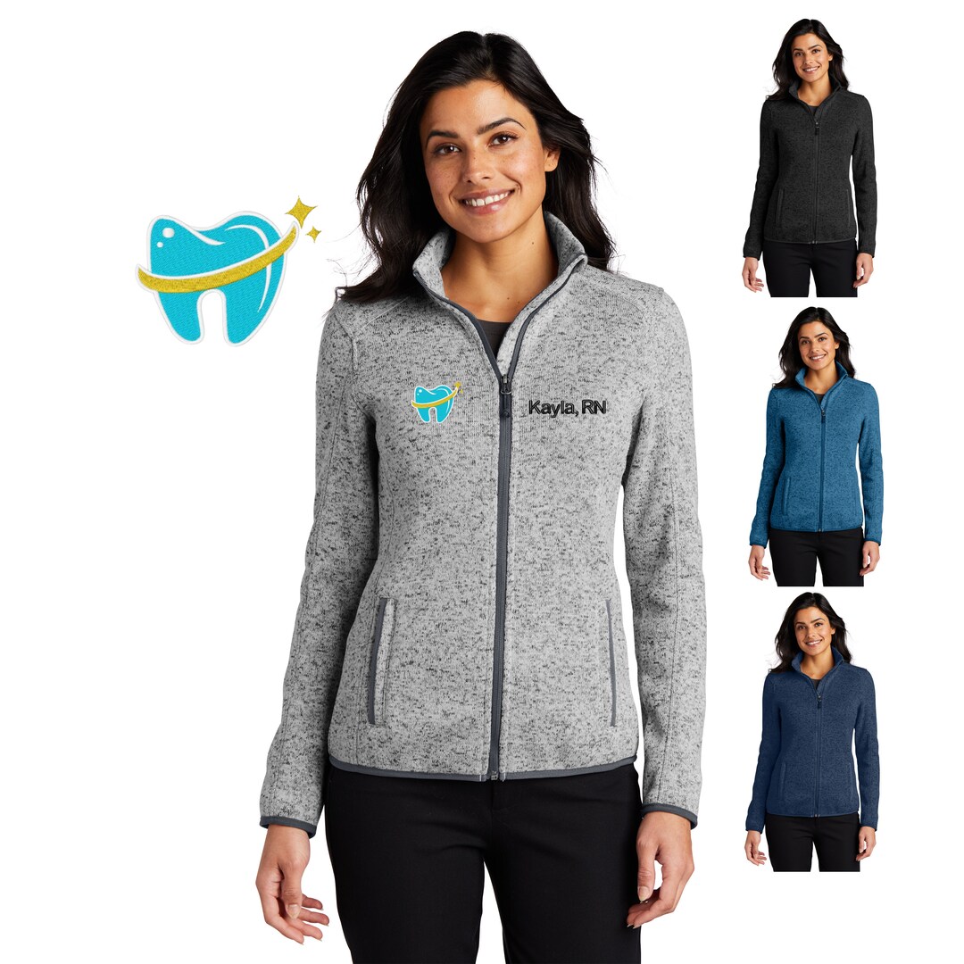 Personalized Dentist Jacket Sweater With Tooth Design Custom Etsy