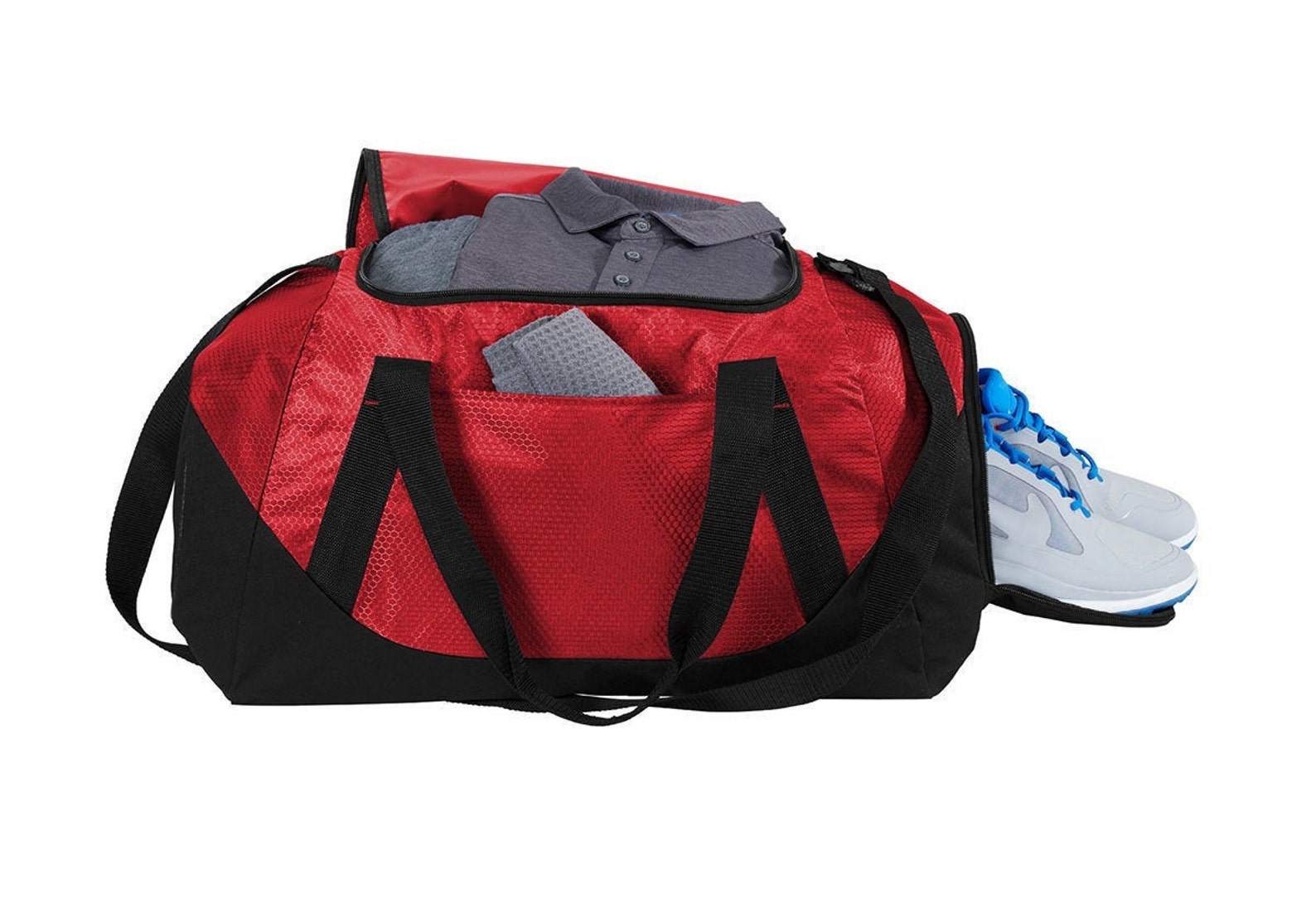 Duffle Bag With Company Logo Athletic Bag Embroidered Etsy