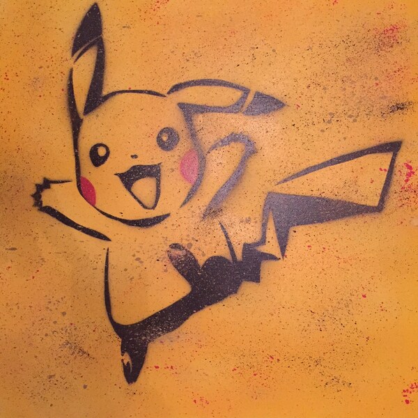 Toile Pokemon Pikachu Acrílico Artistik Nintendo