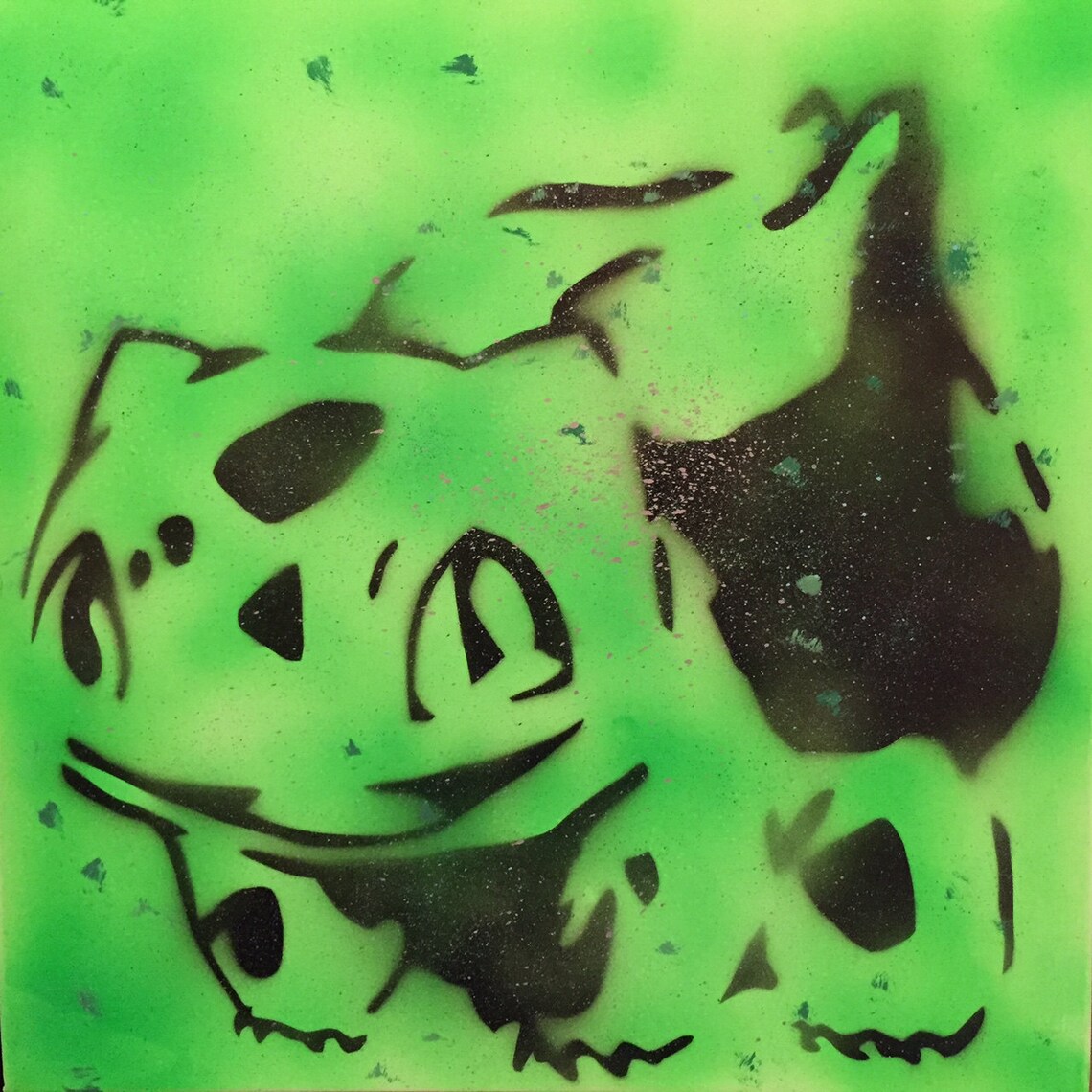 Pokemon Canvas Acrylic Artistik Nintendo Artwork Etsy