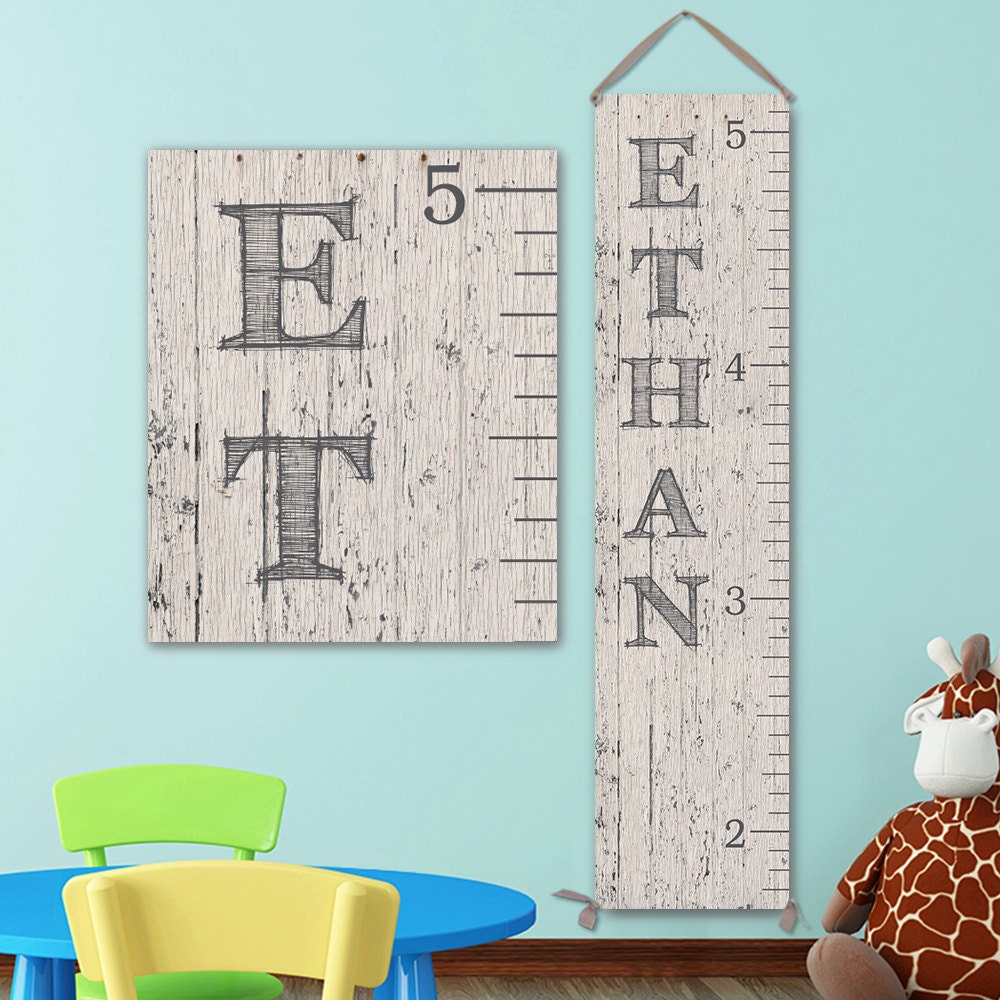 Boys Growth Chart Decor