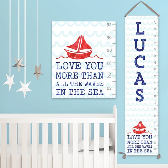 Personalized Growth Chart Boy