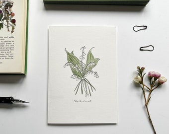 Mother's Day Card ~ Lily of the Valley Notecard