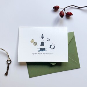 Carte Saint-Valentin boussole ~ carte d'anniversaire ~ carte pour lui ~ carte pour elle ~ carte amour ~ carte amitié ~ carte marin
