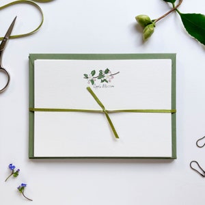 Set de cartes pour lettres plates Spring Blossom ~ Set d'écriture ~ Set de correspondance ~ Set de cartes Blossom Flower