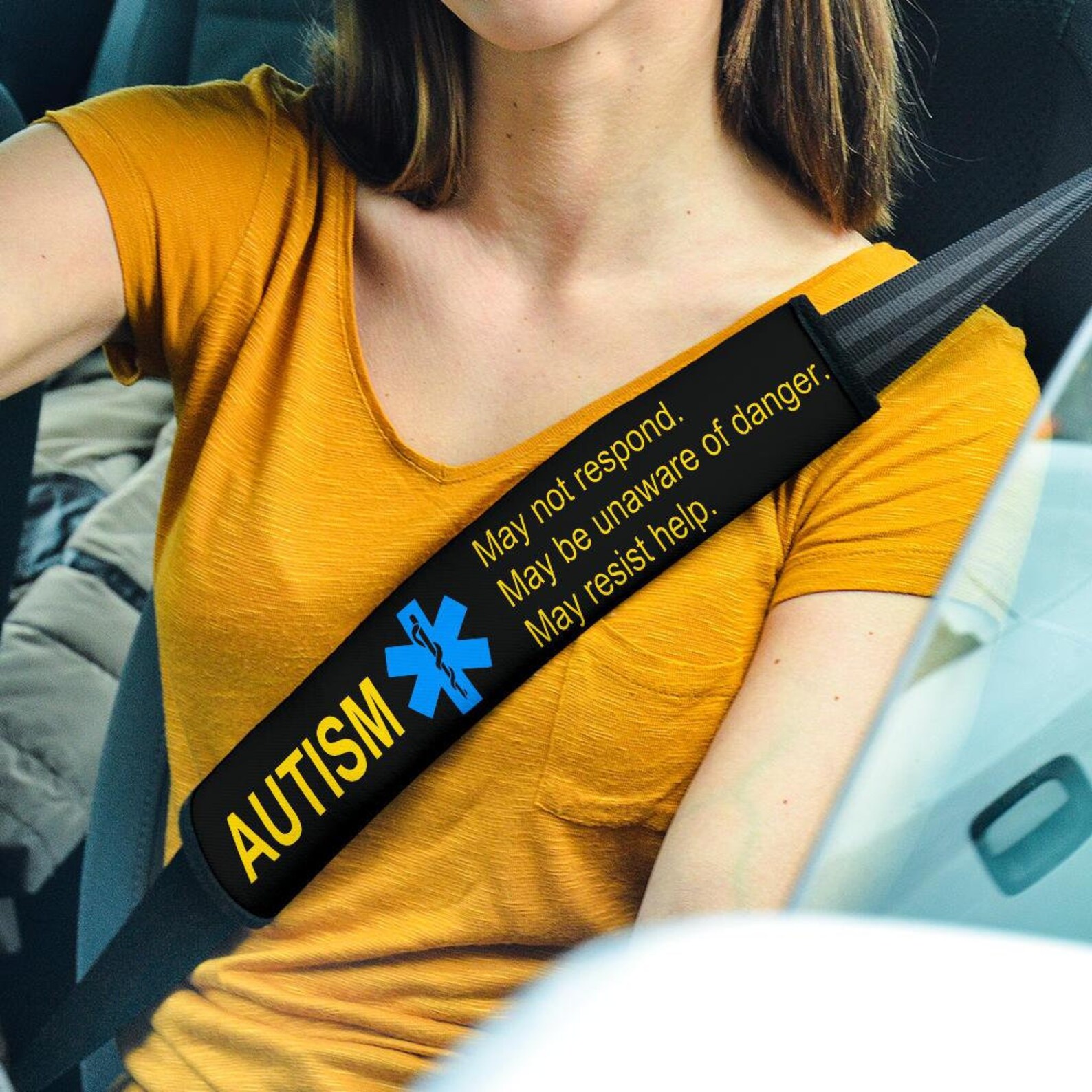 Autism Seat Belt Cover Autism SeatBelt Cover Autism Seat Etsy