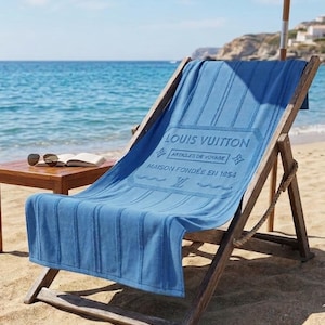 Louis Vuitton Beach Towel - Etsy