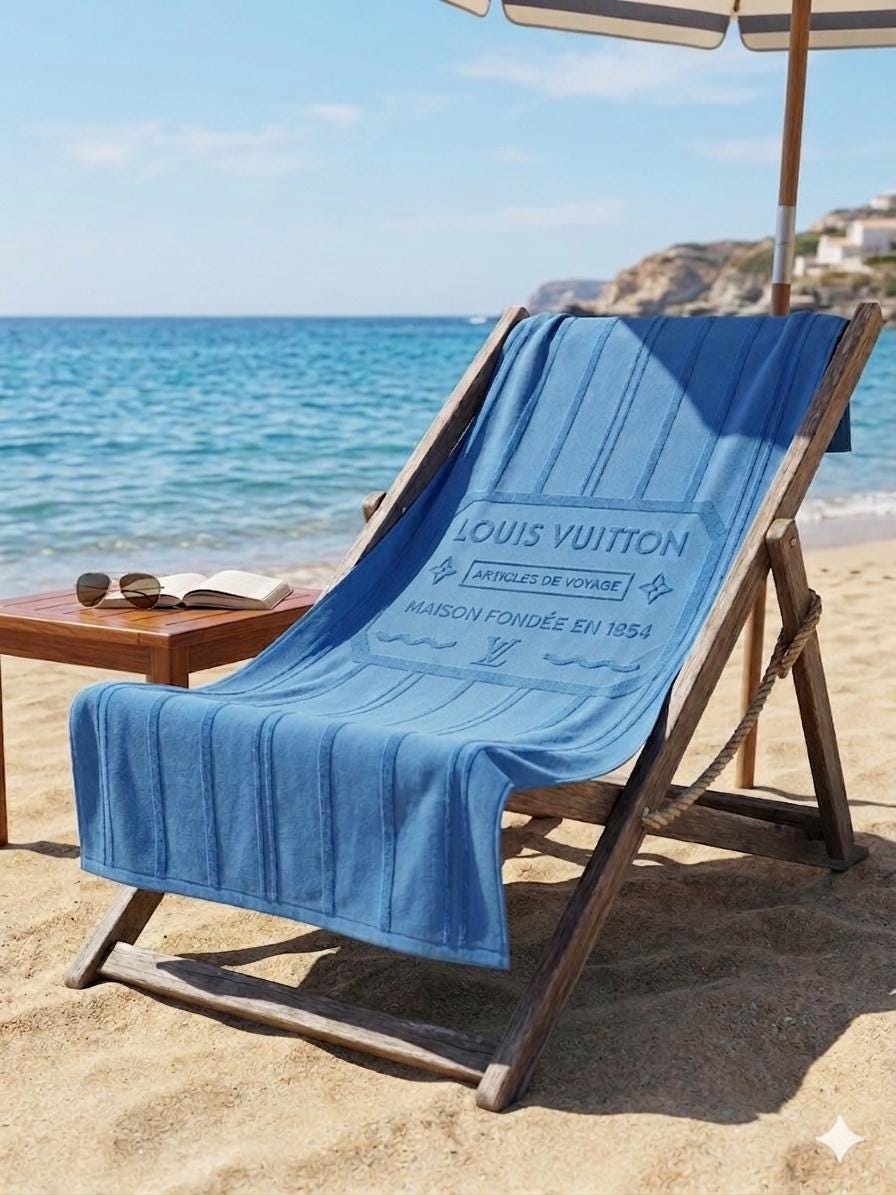 Louis Vuitton Beach Towel - Etsy