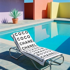 Chanel Beach Towel - Etsy