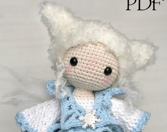 Elfin Thread- The Winter Waldorf-inspired Fairy Amigurumi PDF Pattern (Crochet waldorf-inspired fairy)