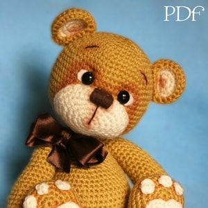 Elfin Thread - Teddy Bear Amigurumi PDF Pattern (Teddy Bear crochet  PDF pattern)