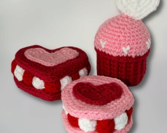 Elfin Thread love cookies Amigurumi Pattern ,cookies crochet pattern - Crochet food