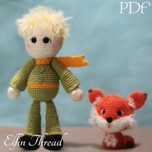 Elfin Thread - My Little Prince Amigurumi Doll PDF Pattern (The Little Prince crochet pattern)