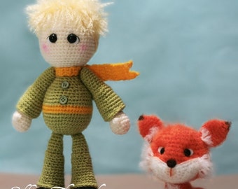 Patrón PDF de muñeco amigurumi Elfin Thread - Mi Principito (Patrón de crochet El Principito)