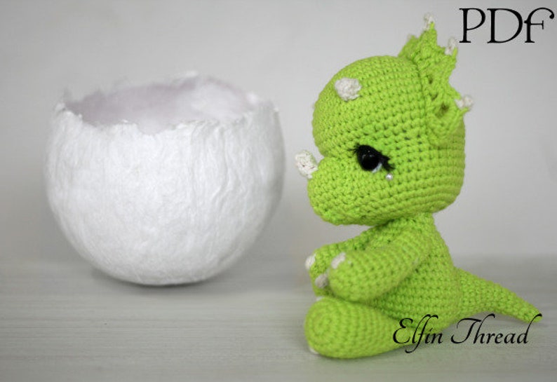 Elfin Thread Tronco, the Chibi Triceratops image 4