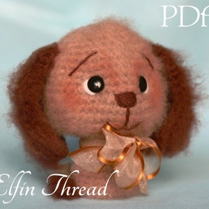 Elfin Thread Fuzzy Mini Dog Amigurumi PDF Pattern dog amigurumi crochet pattern image 3